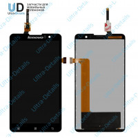 Дисплей для Lenovo S898/S8 в сборе с тачскрином (черный) Дисплей для Lenovo S898/S8 в сборе с тачскрином (черный)