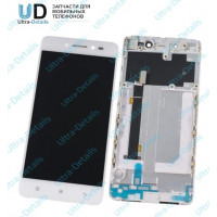 Дисплей для Lenovo A2020 в сборе с тачкрином с рамкой (белый) Дисплей для Lenovo A2020 в сборе с тачкрином с рамкой (белый)