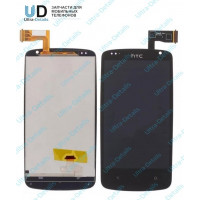 Дисплей для HTC Desire 500/Desire 500 Dual в сборе с тачскрином (черный)