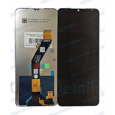 Дисплей для Tecno Spark Go 2023 ( BF7 ) / X6515( Smart7 ) / X6516 ( Smart7HD ) / Ki5q ( Spark10 4G ) / Ki5K ( Spark10C ) / P40 ( P662L) / Ki5Q ( Spark10 ) / Ki8 ( Spark10 ) / BF7H (POP7pro) / A60 (A662L) /A60S (A662LM) в сборе с тачскрином (черный) Оригин