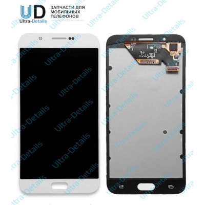Дисплей для Samsung A810F (A8 2016) в сборе с тачскрином белый (OLED)