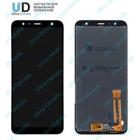 Дисплей для Samsung J415F/J610F (J4+ 2018/J6+ 2018) в сборе с тачскрином черный Premium