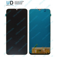 Дисплей для Samsung A205 (A20) в сборе с тачскрином (черный) Incell
