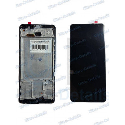Дисплей для Samsung A315F (A31) в сборе с тачскрином и рамкой (черный) Oled Дисплей для Samsung A315F (A31) в сборе с тачскрином и рамкой (черный) Oled