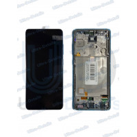 Дисплей для Samsung A525F (A52) в сборе с тачскрином и рамкой (голубой) Oled Дисплей для Samsung A525F (A52) в сборе с тачскрином и рамкой (голубой) Oled