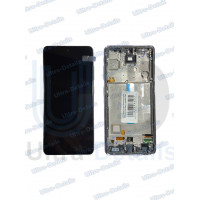 Дисплей для Samsung A525F (A52) в сборе с тачскрином и рамкой (фиолетовый) Oled Дисплей для Samsung A525F (A52) в сборе с тачскрином и рамкой (фиолетовый) Oled