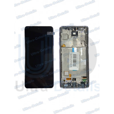 Дисплей для Samsung A525F (A52) в сборе с тачскрином и рамкой (фиолетовый) Oled Дисплей для Samsung A525F (A52) в сборе с тачскрином и рамкой (фиолетовый) Oled