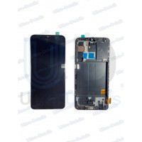 Дисплей для Samsung A405F (A40) в сборе с тачскрином и рамкой (черный) Oled Дисплей для Samsung A405F (A40) в сборе с тачскрином и рамкой (черный) Oled