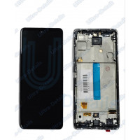 Дисплей для Samsung A525F (A52) в сборе с тачскрином и рамкой (белый) Small Oled