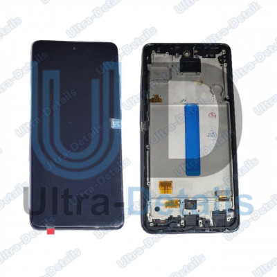 Дисплей для Samsung A525F (A52) в сборе с тачскрином и рамкой (голубой) Small Oled Дисплей для Samsung A525F (A52) в сборе с тачскрином и рамкой (голубой) Small Oled