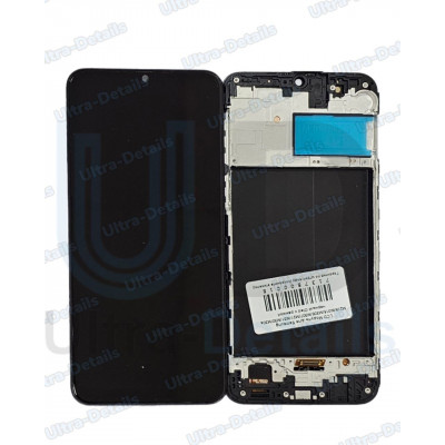 Дисплей для Samsung M215/M315/M305/M307 M21/M31/M30/M30s  в сборе с тачскрином и рамкой (черный) Oled