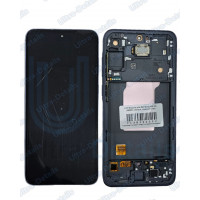 Дисплей для Samsung A55 5G (A556E) в сборе с тачскрином и рамкой (черный) Oled