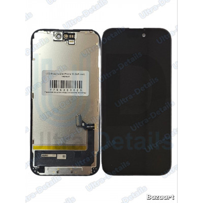 Дисплей для iPhone 15 (Soft oled) в сборе с тачскрином черный Дисплей для iPhone 15 (Soft oled) в сборе с тачскрином черный