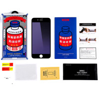 Защитное стекло Iphone 6Plus/6sPlus черный Полное покрытие в упаковке REMAX