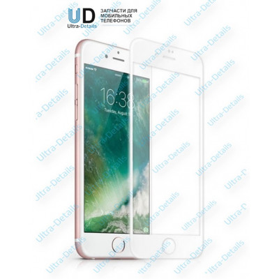Защитное стекло iPhone 6 Plus/6S PLus белое (0,15мм/ультратонкое)