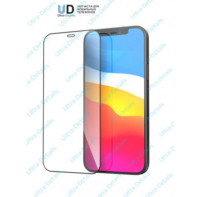 Защитное стекло iPhone 12 Pro Max (Полное покрытие) черный