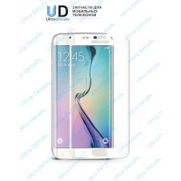 Защитное стекло 3D для Samsung Galaxy S6 Edge белый