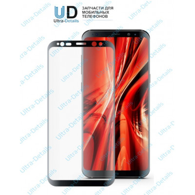3D стекло Samsung G955F (S8+) (без выреза под динамик и камеру) черный