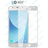 Защитное стекло 3D Samsung J330 (J3 PRO 2017) (белый)