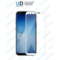 Защитное стекло 3D Samsung A730F (A8+ 2018) белый Защитное стекло 3D Samsung A730F (A8+ 2018) белый