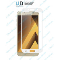 Защитное стекло 5D Samsung A320F (A3 2017) (плоское) белый Защитное стекло 5D Samsung A320F (A3 2017) (плоское) белый
