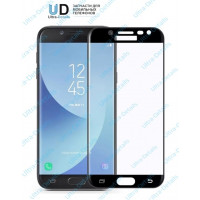 Защитное стекло Samsung (J7 2018) (Полное покрытие) черный Защитное стекло Samsung (J7 2018) (Полное покрытие) черный