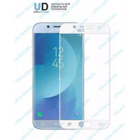 Защитное стекло 5D Samsung (J7 2018) (плоское) белый Защитное стекло 5D Samsung (J7 2018) (плоское) белый