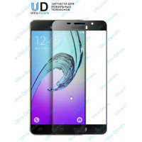Защитное стекло Samsung A510 (A5-2016) (плоское) черный Защитное стекло Samsung A510 (A5-2016) (плоское) черный