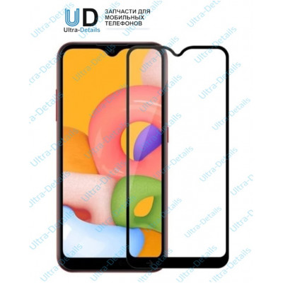 Защитное стекло Samsung M015F (M01) (Полное покрытие) черный