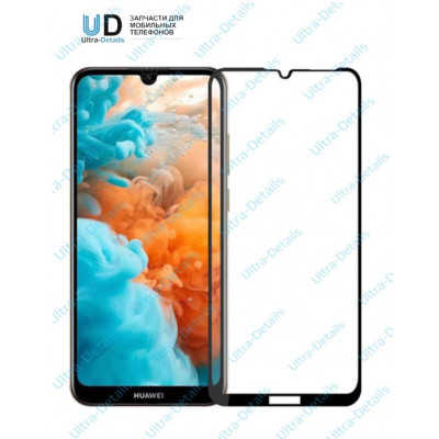 Защитное стекло для Huawei Y7 (2019) (Полное покрытие) черный Защитное стекло для Huawei Y7 (2019) (Полное покрытие) черный