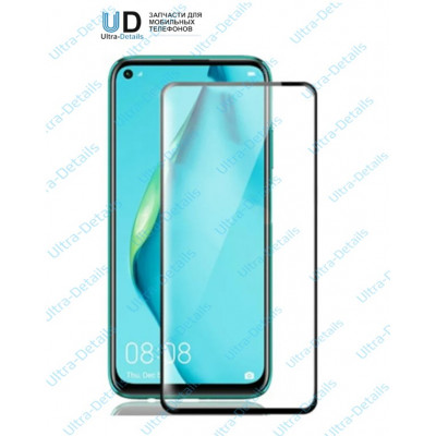 Защитное стекло для Huawei P40 lite E (Полное покрытие) черный