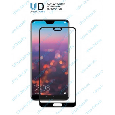 Защитное стекло для Huawei P20 Pro (Полное покрытие) черный