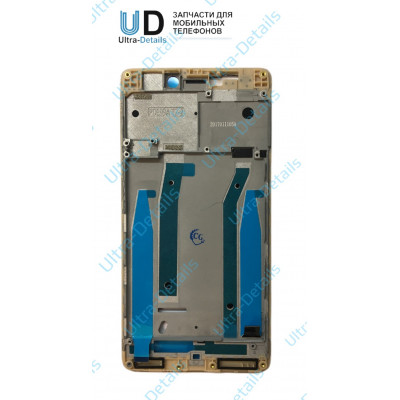 Рамка дисплея Xiaomi Redmi 3 золотой