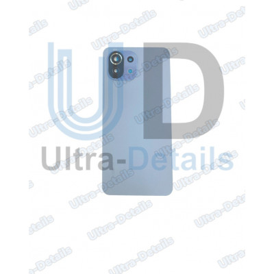 Задняя крышка для Xiaomi Mi 11 Lite /11 Lite 5G NE (M2101K9AG/2109119DG) со стеклом камеры (голубой)
