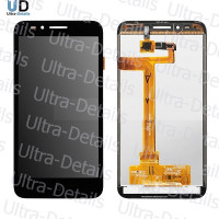 Дисплей для Alcatel OT 7048 в сборе с тачскрином черный