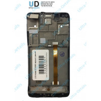 Дисплей для Alcatel OT-6030 (Idol) в сборе с тачскрином с рамкой (черный) Дисплей для Alcatel OT-6030 (Idol) в сборе с тачскрином с рамкой (черный)