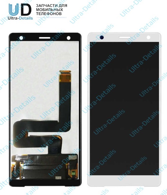 Дисплей для Sony G8296 (XZ2 Dual) в сборе с тачскрином (серебро)