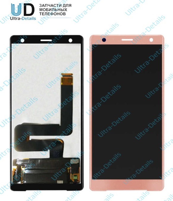 Дисплей для Sony G8296 (XZ2 Dual) в сборе с тачскрином (розовый)