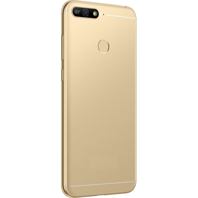 Задняя крышка для Huawei Honor 7A Pro со стеклом камеры (золото) Оригинал