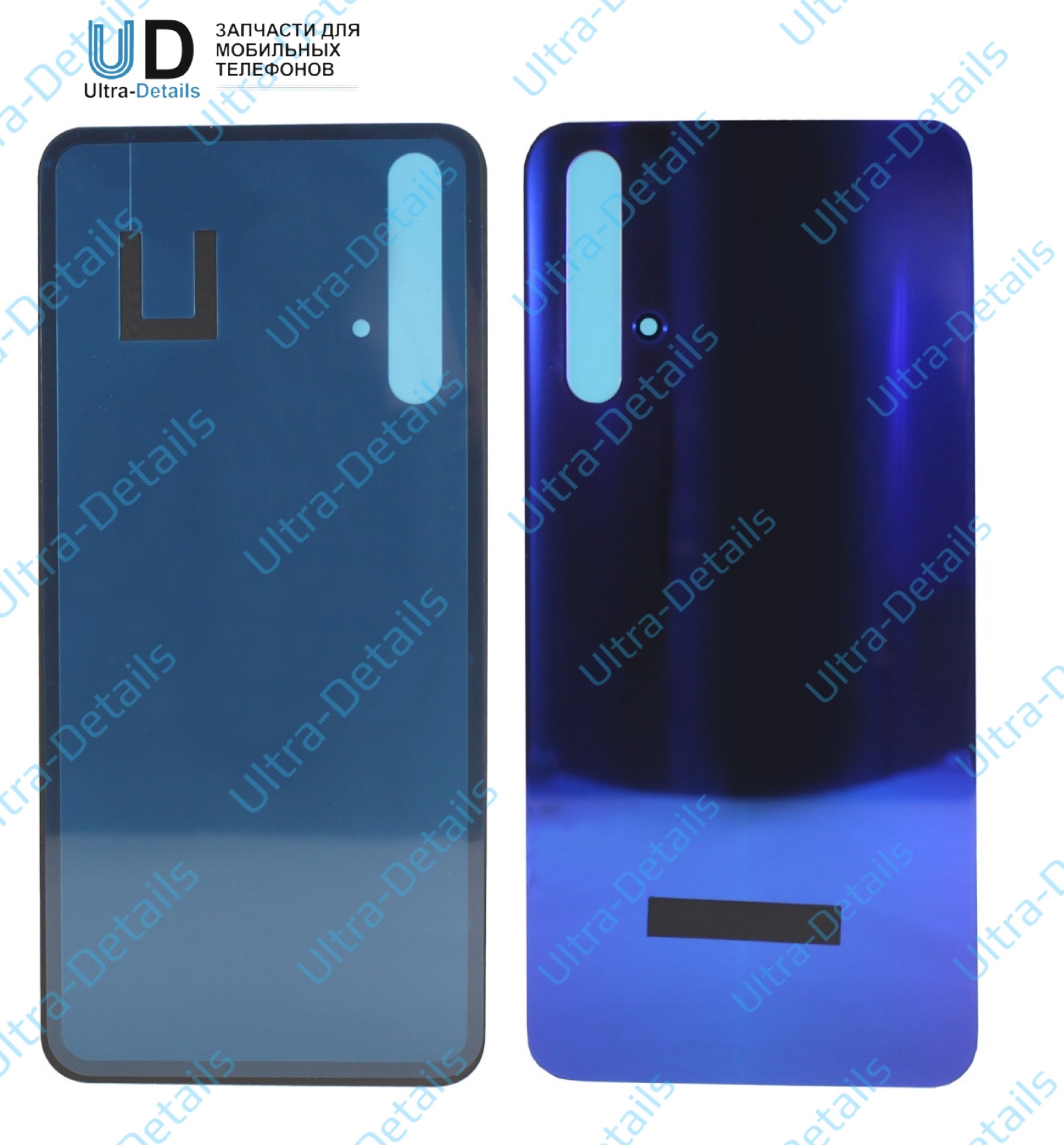 Задняя крышка для Huawei Honor 20 (YAL-L21) (синий) Оригинал