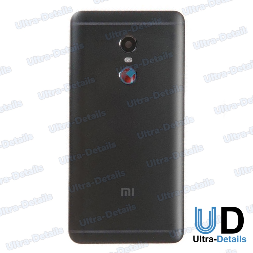 Задняя крышка Xiaomi Redmi Note 4 со стеклом камеры (черный)