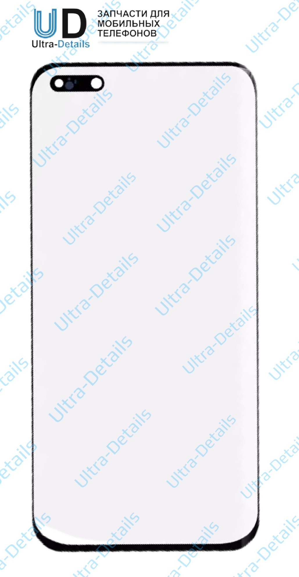 Стекло для переклейки с OCA для Huawei P40 черный