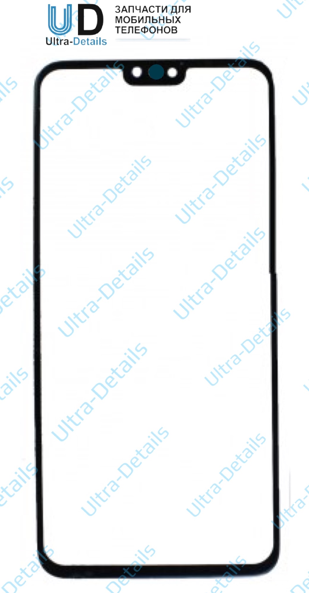Стекло и OCA для Huawei Nova 3i черный
