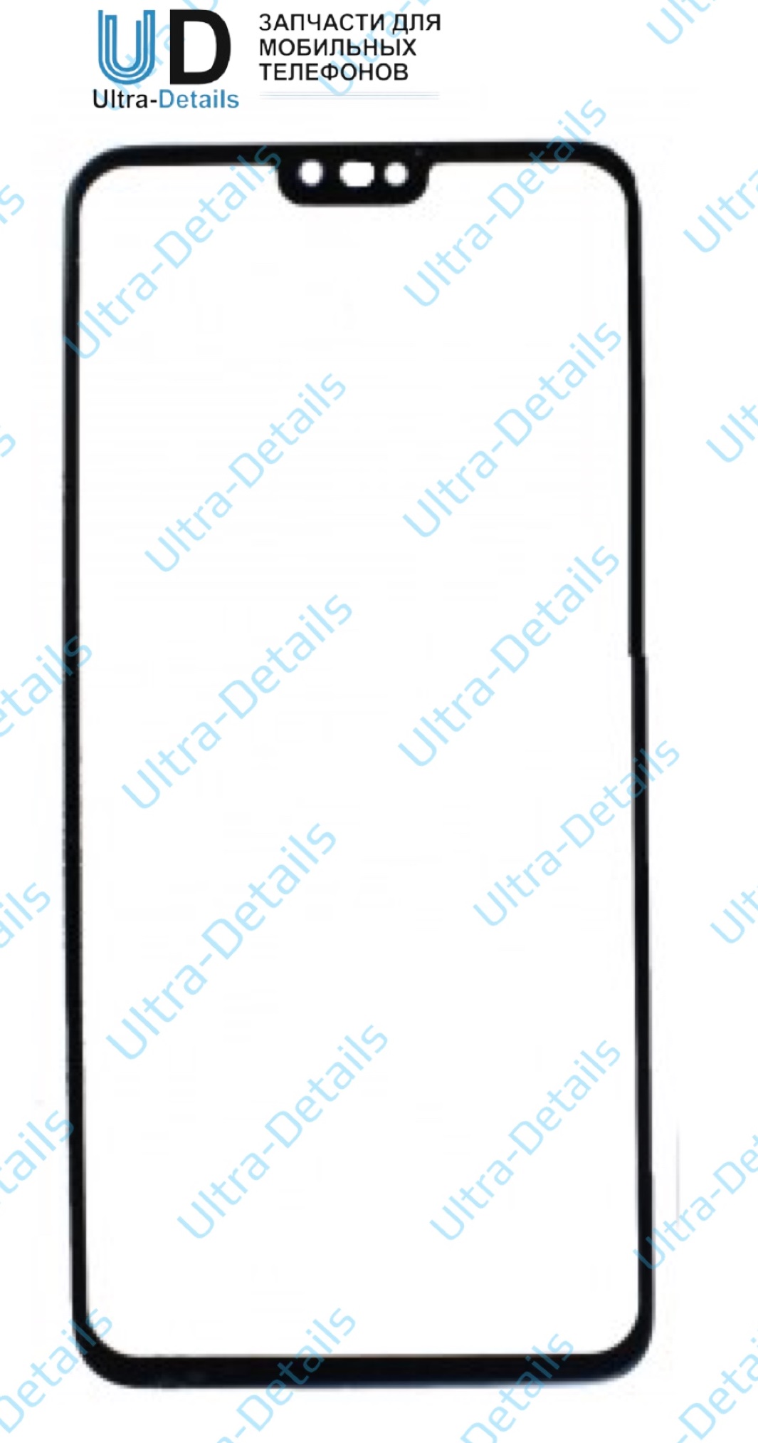 Стекло и OCA для Huawei Nova 3 черный
