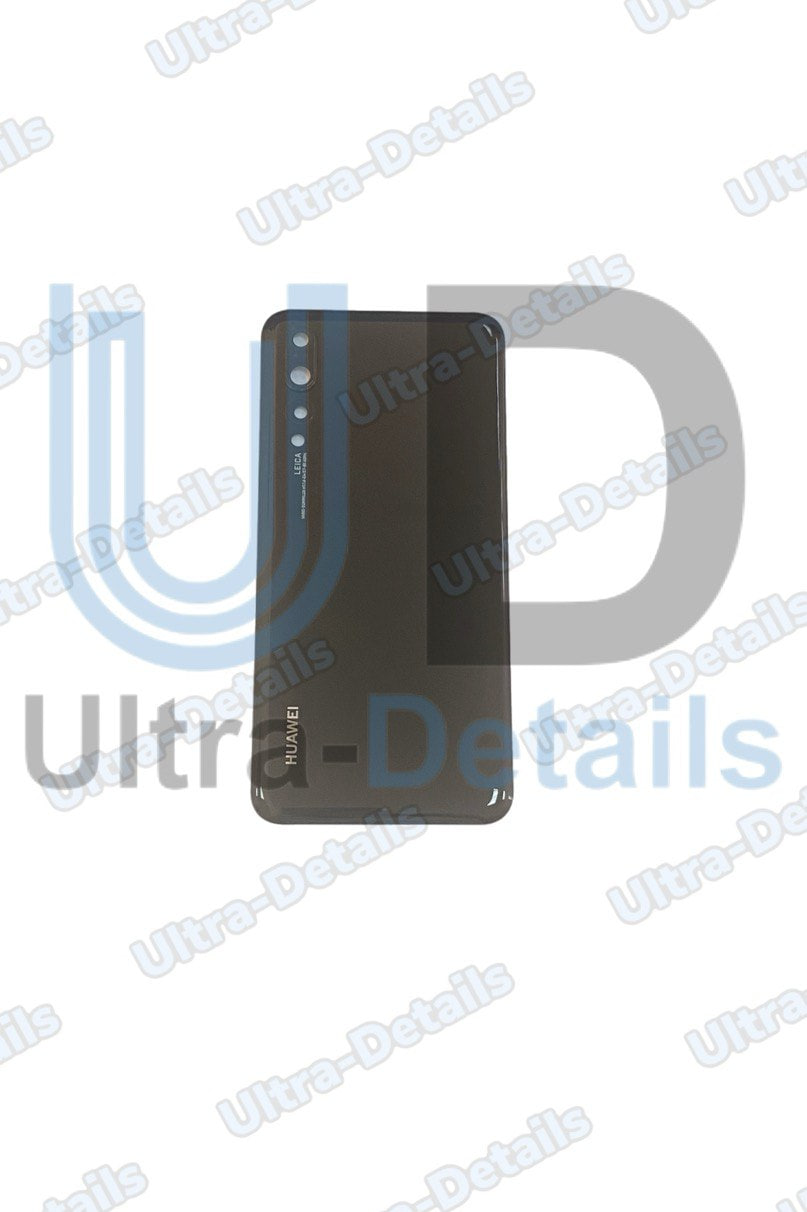 Задняя крышка для Huawei P20 Pro (YAL-L41) со стеклом камеры (черный)