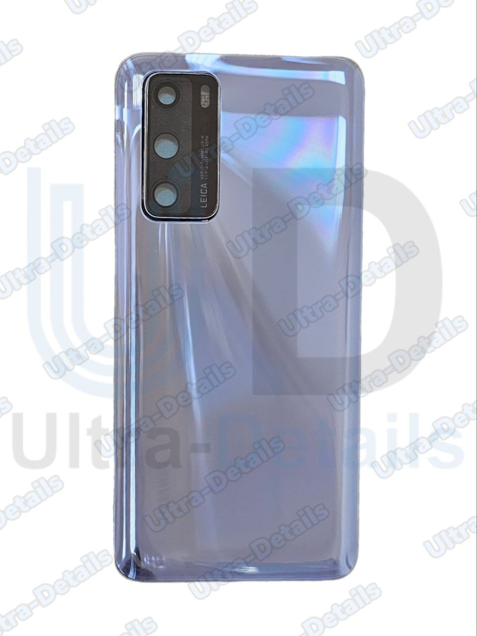 Задняя крышка для Huawei P40 (ANA-NX9) со стеклом камеры (серебро)