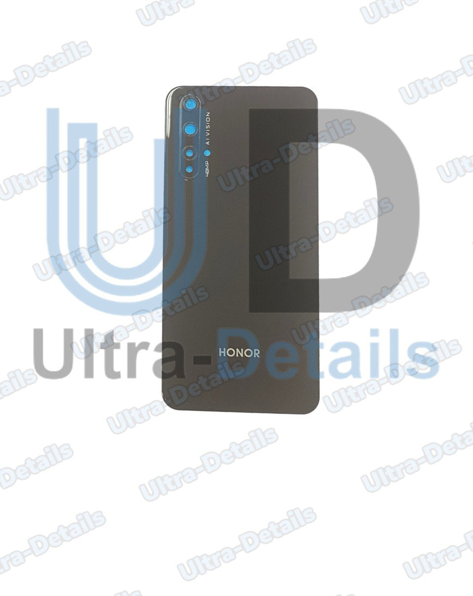 Задняя крышка для Huawei Honor 20 (YAL-L21) со стеклом камеры (черный)