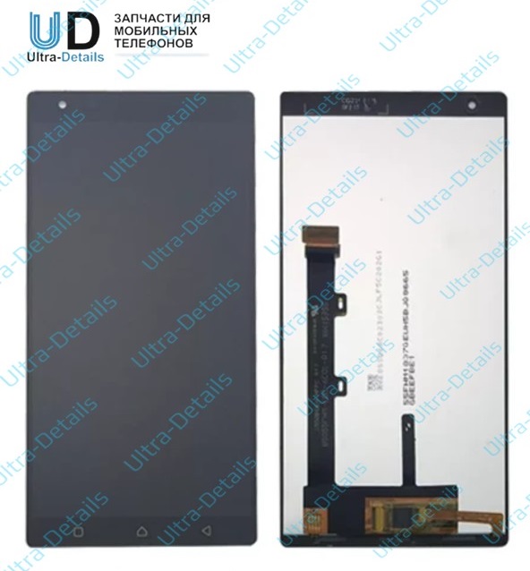 Дисплей для Lenovo Vibe X3 в сборе с тачскрином (черный)
