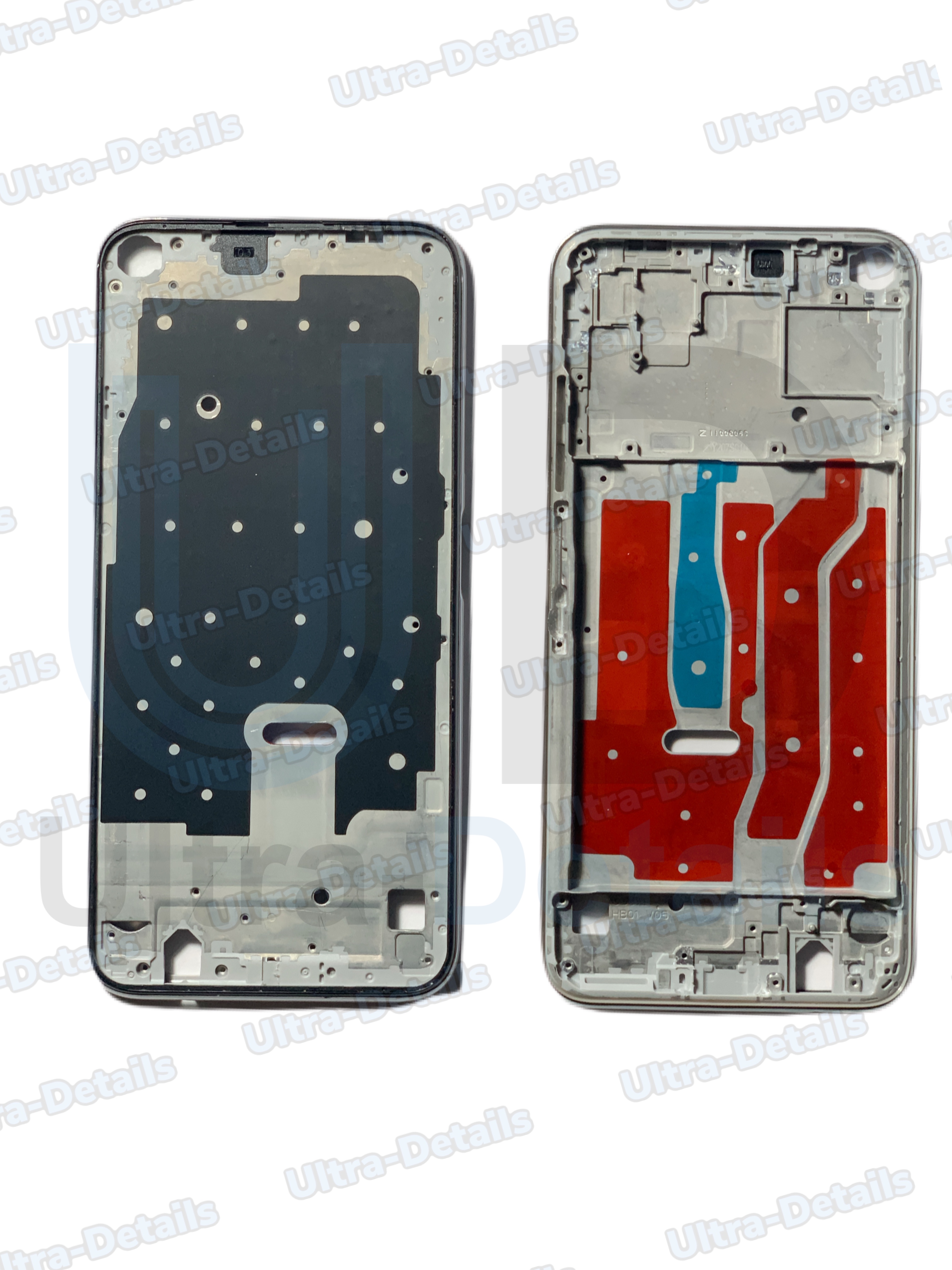 Рамка дисплея для Huawei P40 Lite (JNY-LX1) серебро