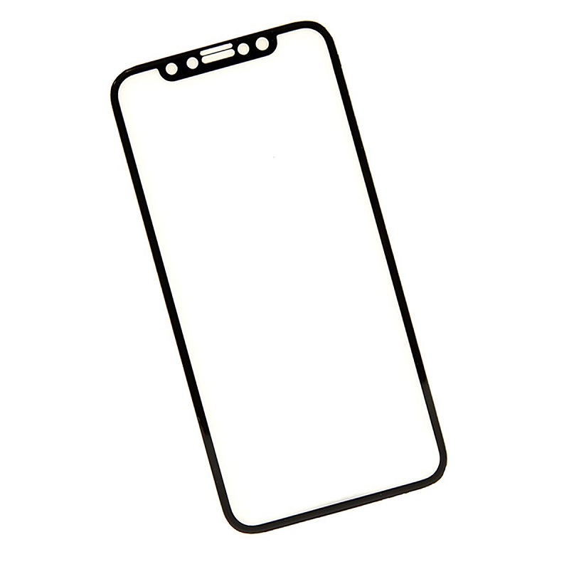 Стекло для переклейки iPhone Xs в сборе OCA черный